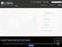 Tablet Screenshot of globalinvestmentsincorporated.com